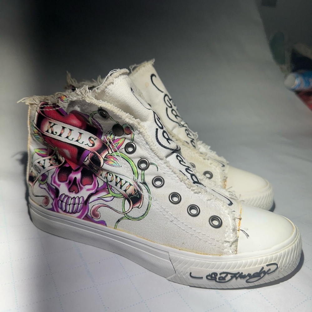 Ed Hardy High Top Sneakers